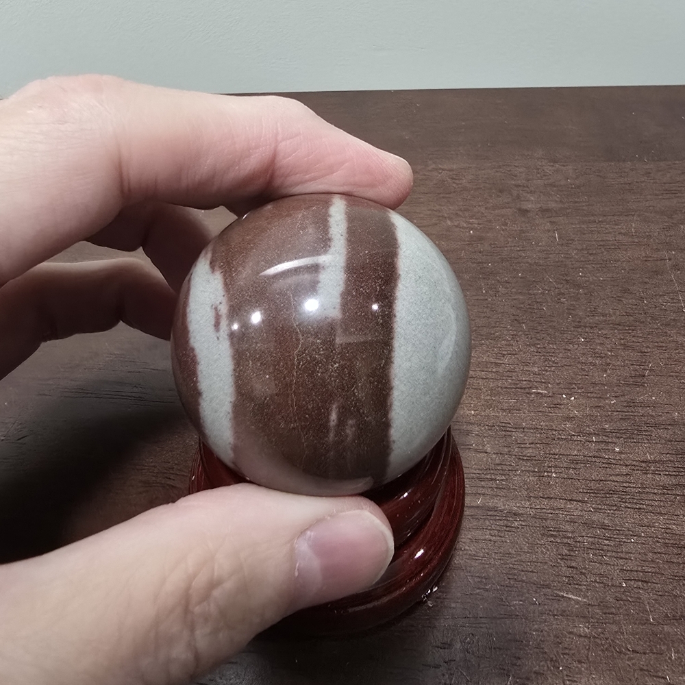 Shiva Lingam Crystal Sphere #E